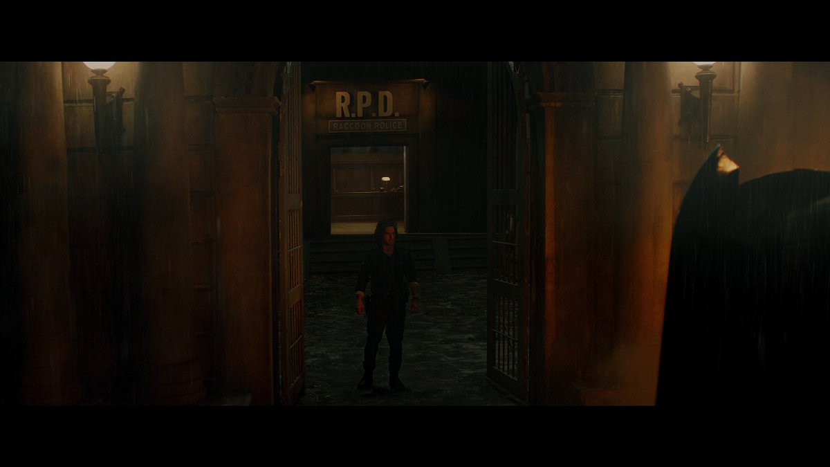 Кадр из фильма Обитель зла: Раккун-Сити (2021)