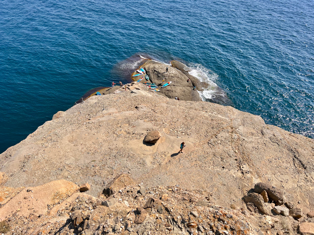 Сап-сёрферы на мысе Меганом