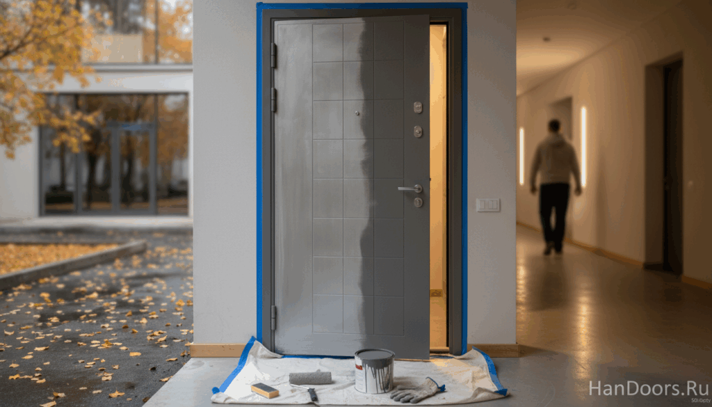    Покраска металлических дверей: выбор и подготовка Autor