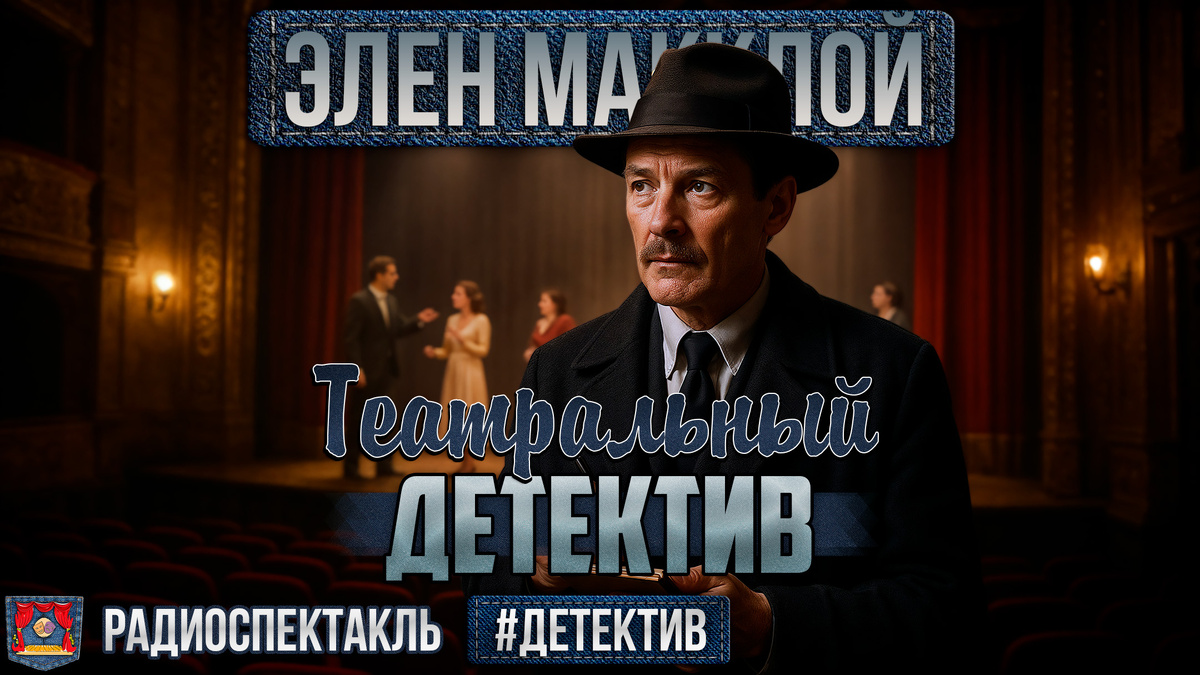Аудиоспектакль «Театральный детектив» по повести 1942 года «Инспектор Фойл выходит на сцену» Элен Макклой. Видео в конце статьи 👇🏻🔻👇🏻