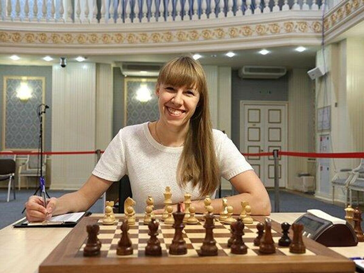    Шахматистка Ольга Гиря (Россия)© Фото : Официальный аккаунт РШФ в Twitter