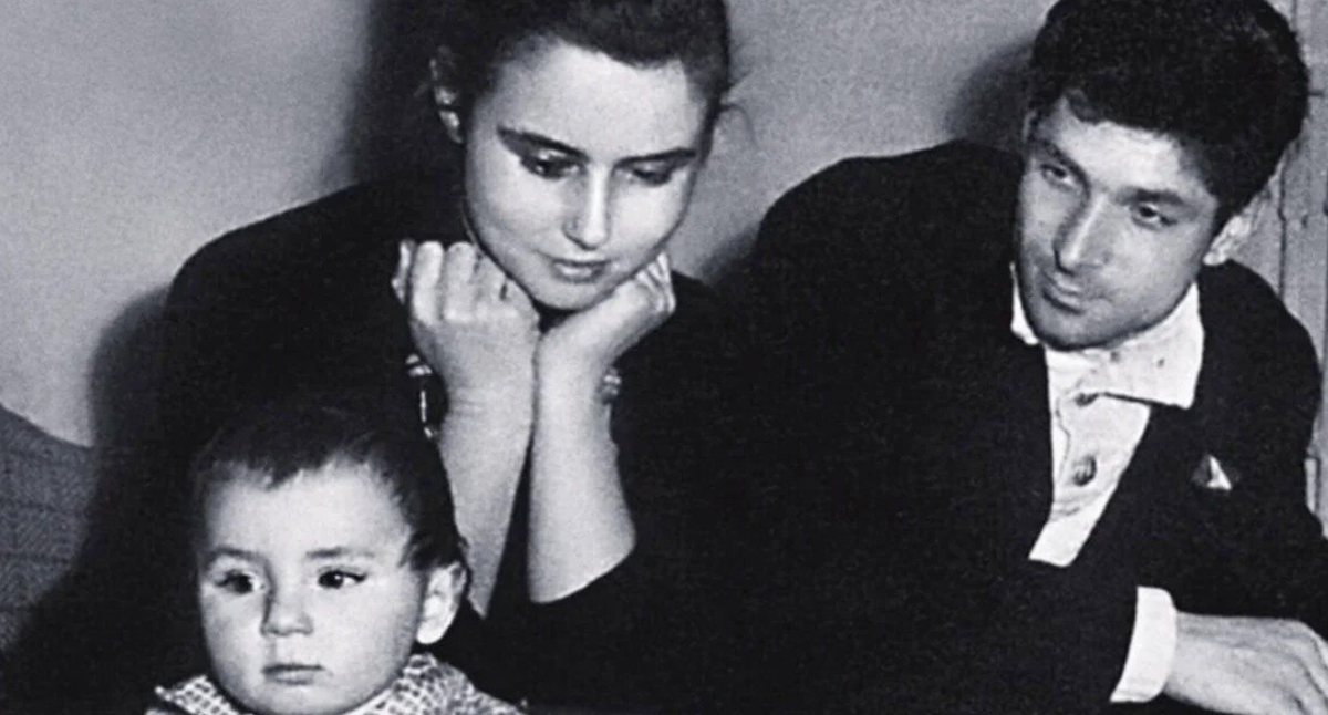 Виктория Лепко, Борис Рышковский и их сын Антон