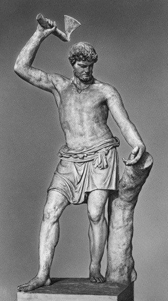 «Русский Сцевола». Скульптура Василия Демут-Малиновского. 1813 год
Государственная Третьяковская галерея