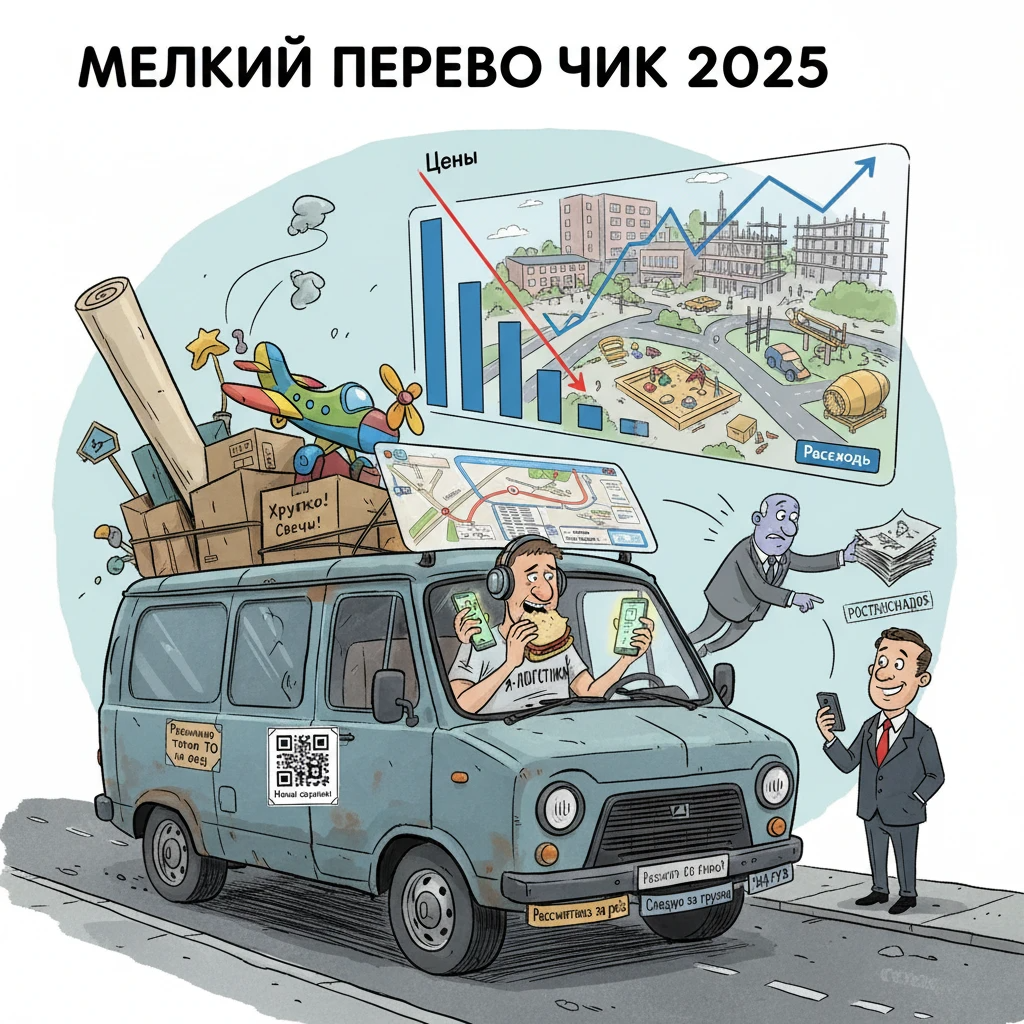  Это история не о дальнобойных рейсах через полконтинента, а о тех, кто вертится как может, перевозя партию ароматических свечей из Подольска в Люберцы 