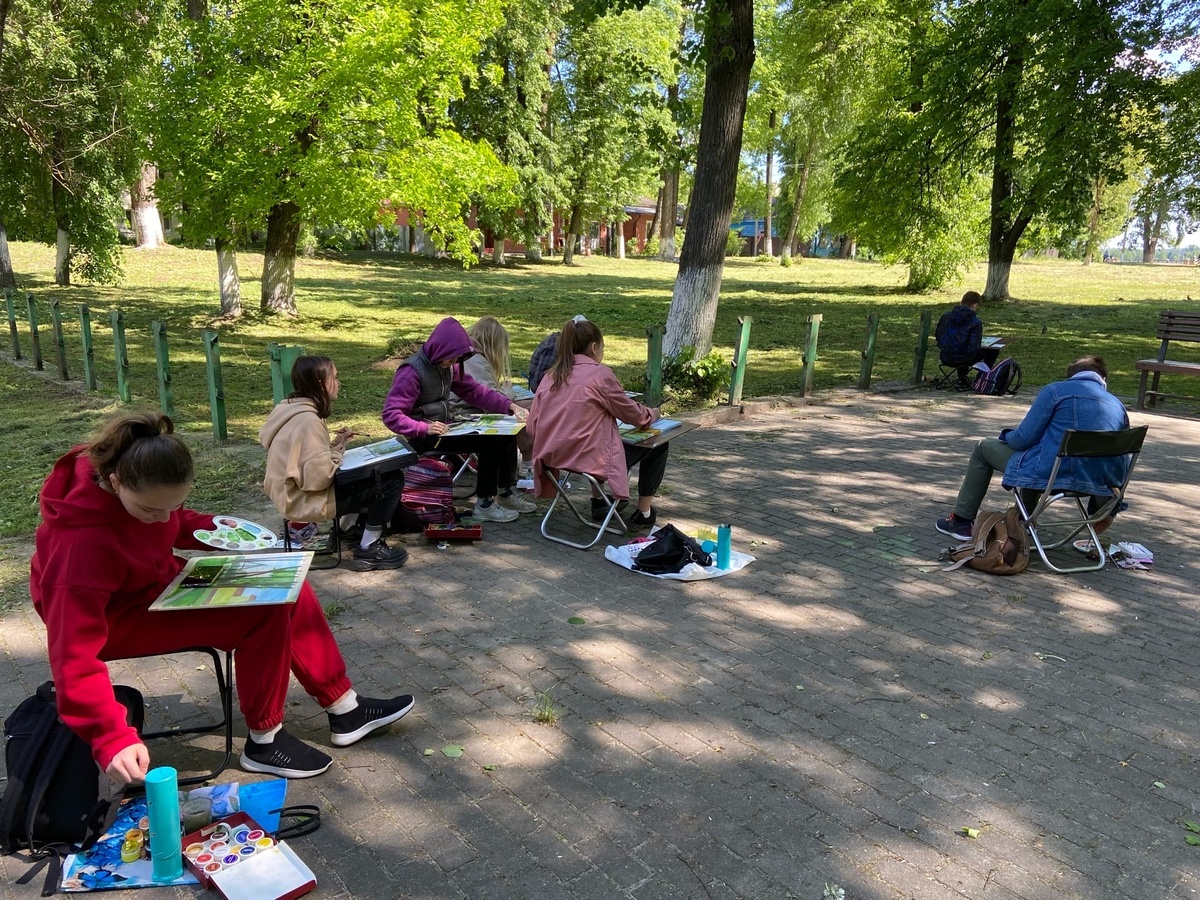 2021. Пленэр в 3 классе. Май