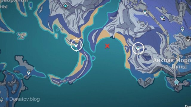    Точка начала квеста «Добыча миража»