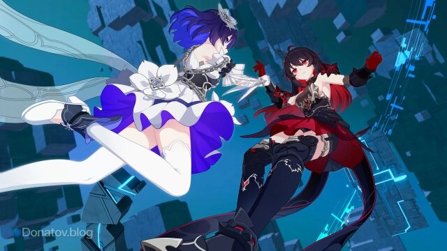    Официальный арт с персонажами Honkai Impact 3rd