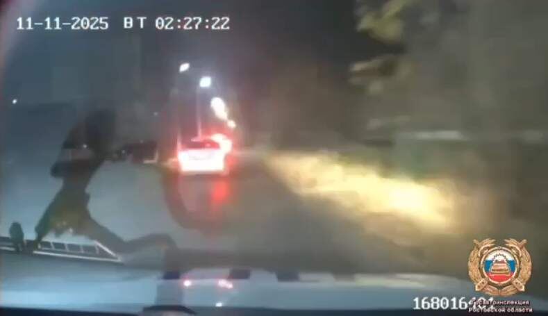    Скрин с видео Госавтоинспекции. Газета "Земля"