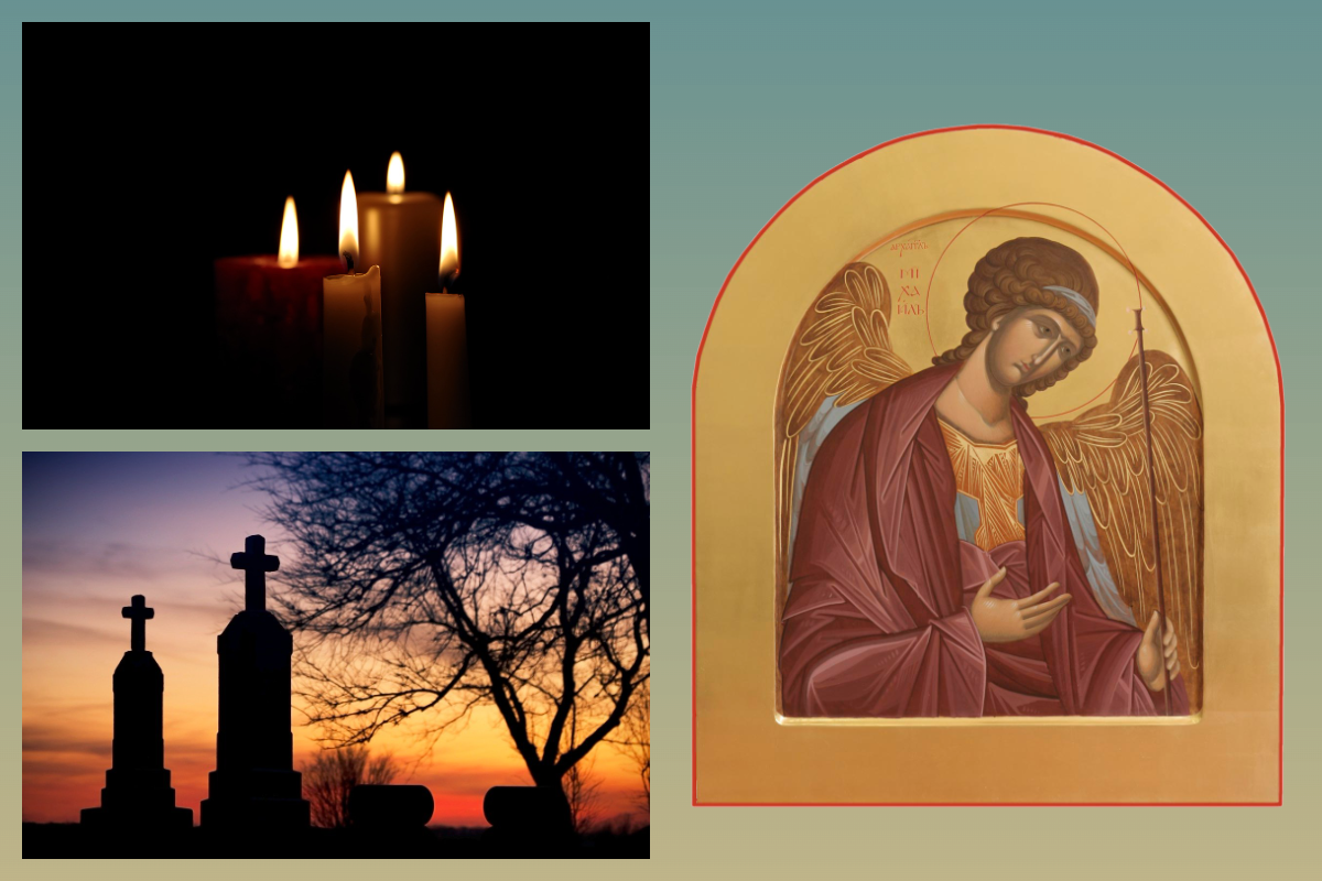 Архангел Михаил, свечи, кладбище/pixabay.com