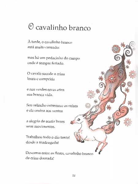 Белая Лошадка иллюстрация из книги Ou isto ou aquilo в свободном интернет доступе