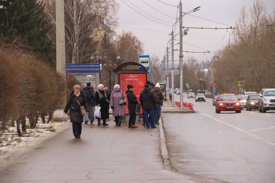    Конец осени в Барнауле. Источник: Виталий Барабаш