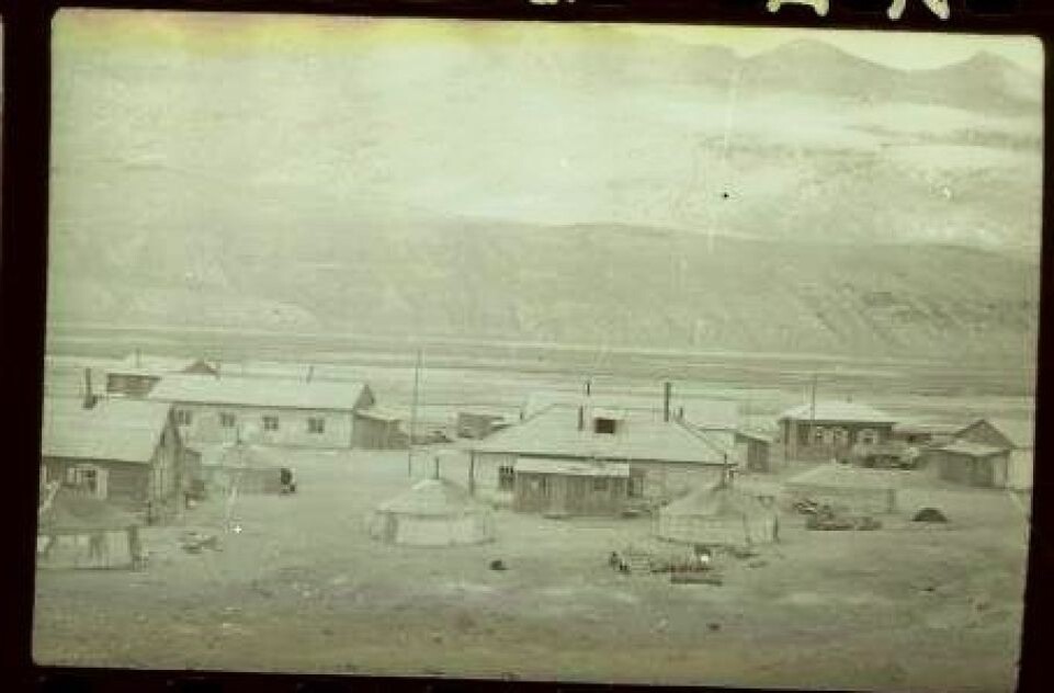    Общий вид поселка Бельтир (колхоз "Кызыл-Мааны"). Теленгеты. Источник: goskatalog.ru, архив ФГБУН Музей антропологии и этнографии им. Петра Великого (Кунсткамера) Российской академии наук