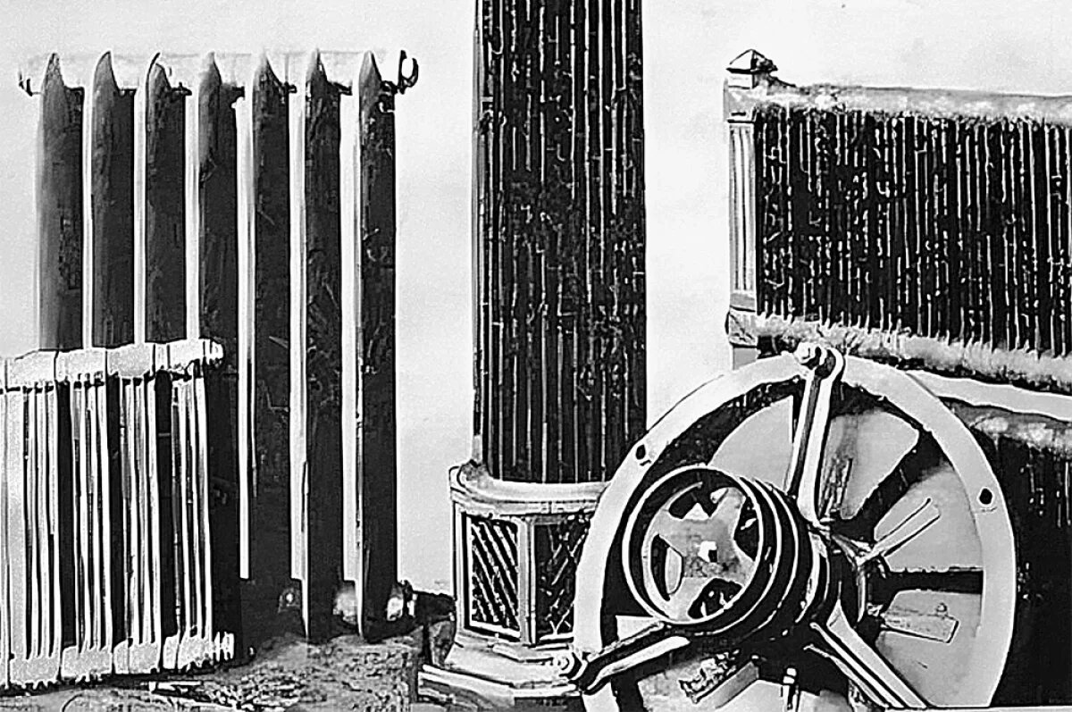    Первые чугунные батареи производства Сан-Галли.