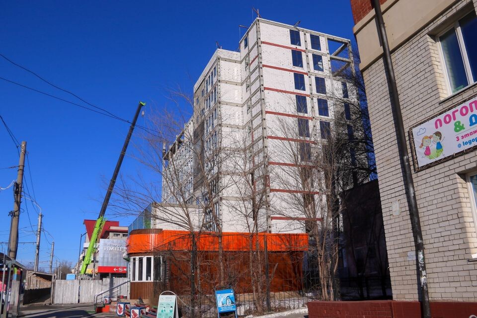    Строительство торгово-офисного центра на пр. Ленина, 122б. Источник: Виталий Барабаш/"Толк"