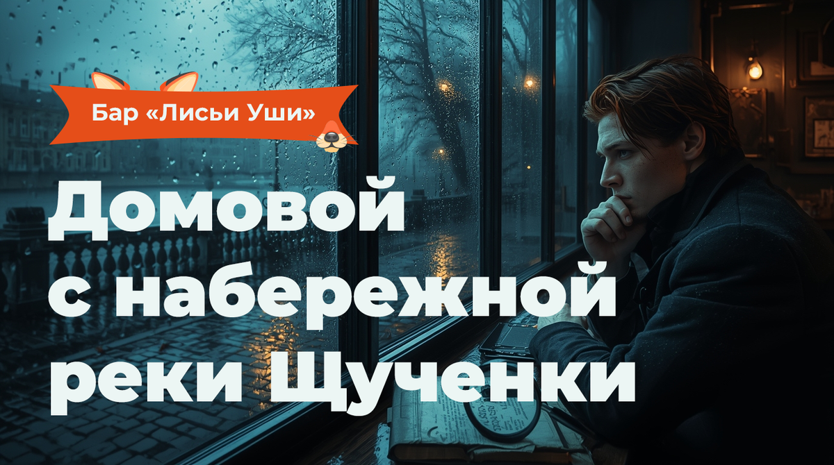 Бар «Лисьи Уши». Домовой с набережной реки Щученки.