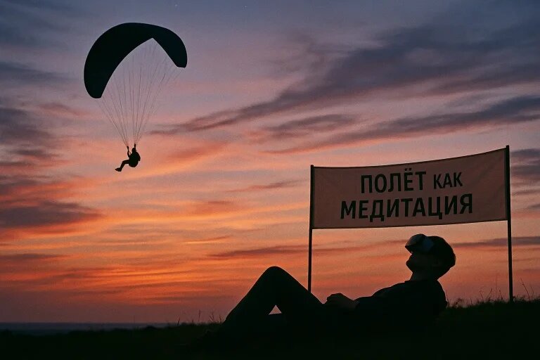    Полёт как форма медитации "Обученик"