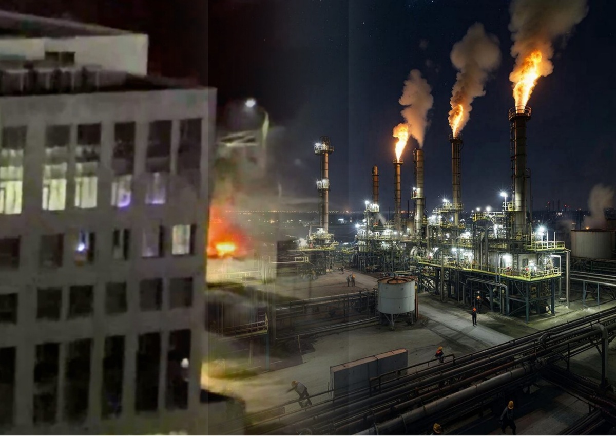 Стоп-кадр очевидца, сгенерировано ИИ.