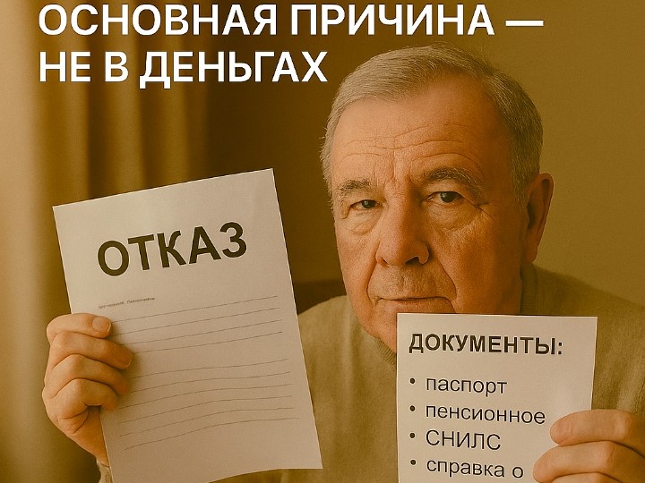 Почему вам отказывают в льготах? Главная причина — не в деньгах.