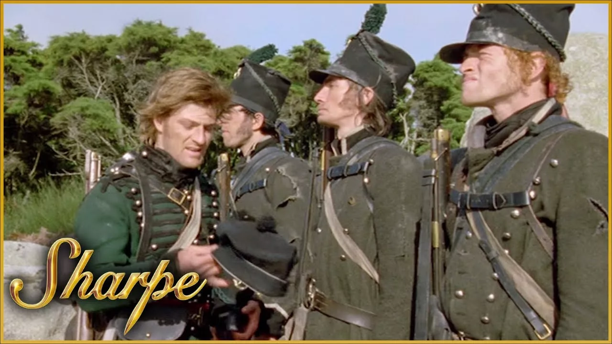 Это здорово показано в фильмах про Королевского стрелка Шарпа с Шоном Бином