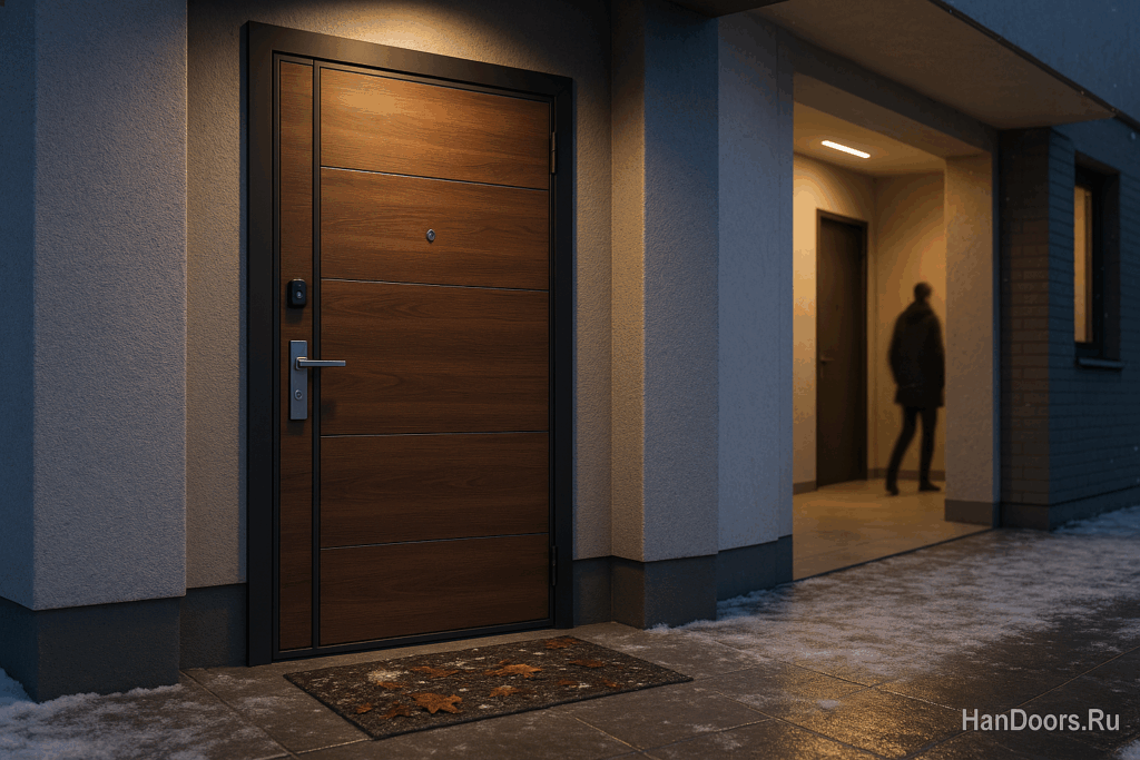    Современный дизайн входных металлических дверей для квартиры в 2025 году Autor