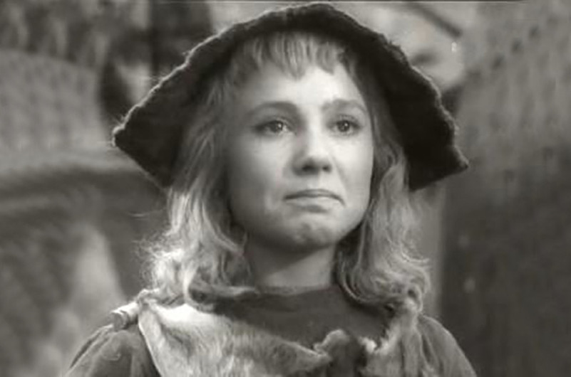 Надежда Румянцева в роли лесного мальчика