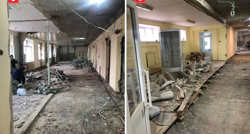    Более 140 миллионов рублей направили на реконструкцию отделения больницы в Вологодской области