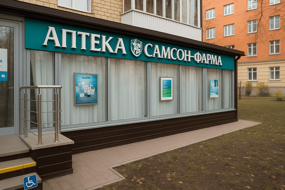 Как мы обновили фасад аптеки и сделали бренд заметным на жилой улице