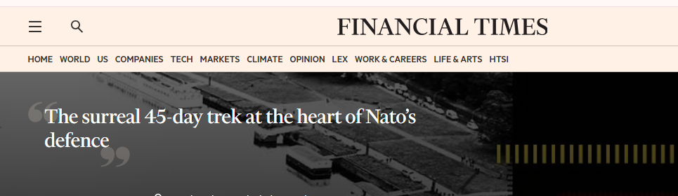Сюрреалистический 45-дневный поход в самое сердце обороны НАТО