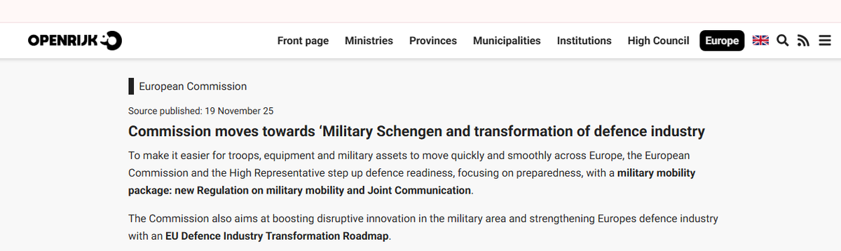 Комиссия движется к «Военному Шенгену и трансформации оборонной промышленности»