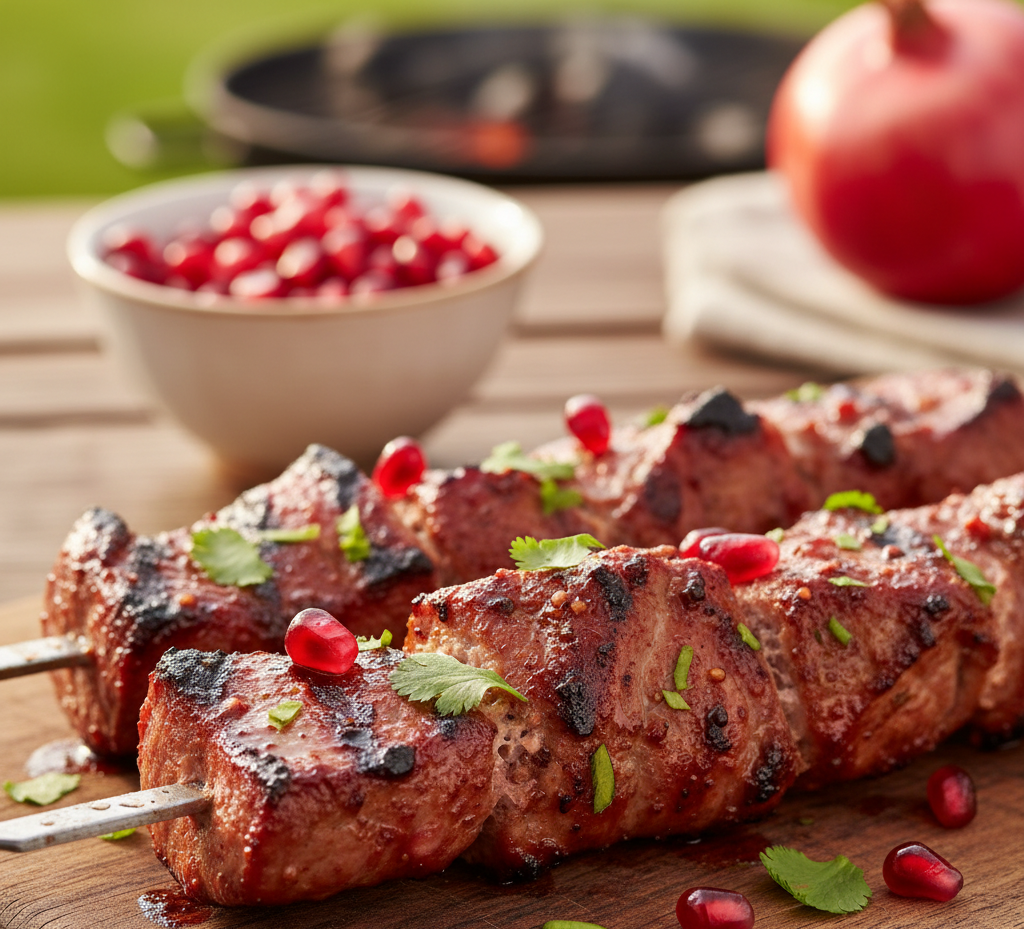 Шашлык на гранатовом маринаде