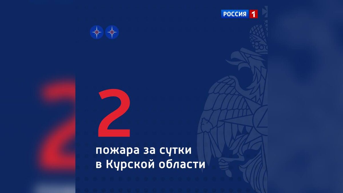    В Курской области за сутки 2 пожара