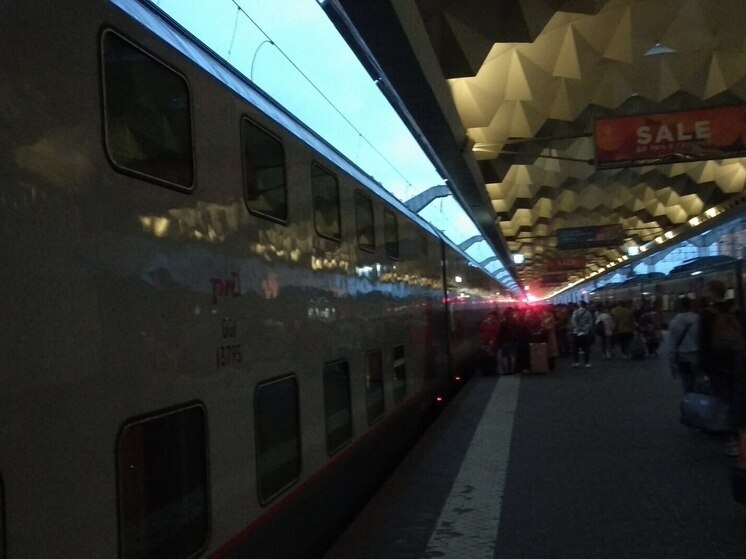     Такой поезд станет первым двухэтажным составом на этом маршруте. Фото из архива "МК в Питере"