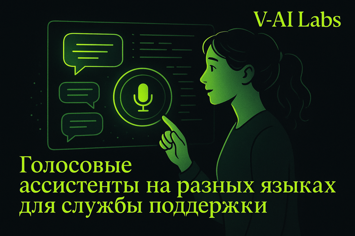    Голосовые ассистенты на разных языках для службы поддержки