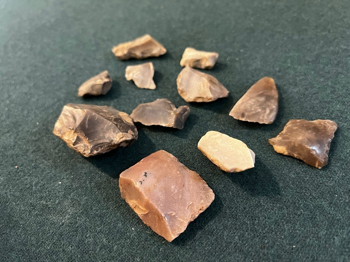 Кремень оружейный (отщепы) XVI-XVIII вв.