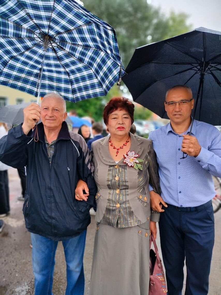 Дружная семья. Нина Геннадьевна с мужем и сыном.