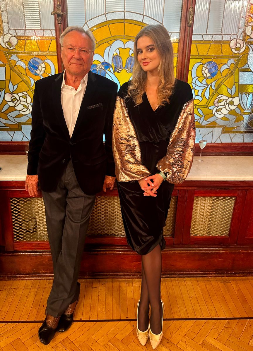 Сергей Шакуров и я на церемонии вручения премии «Событие года» по версии журнала «Кинорепортер»