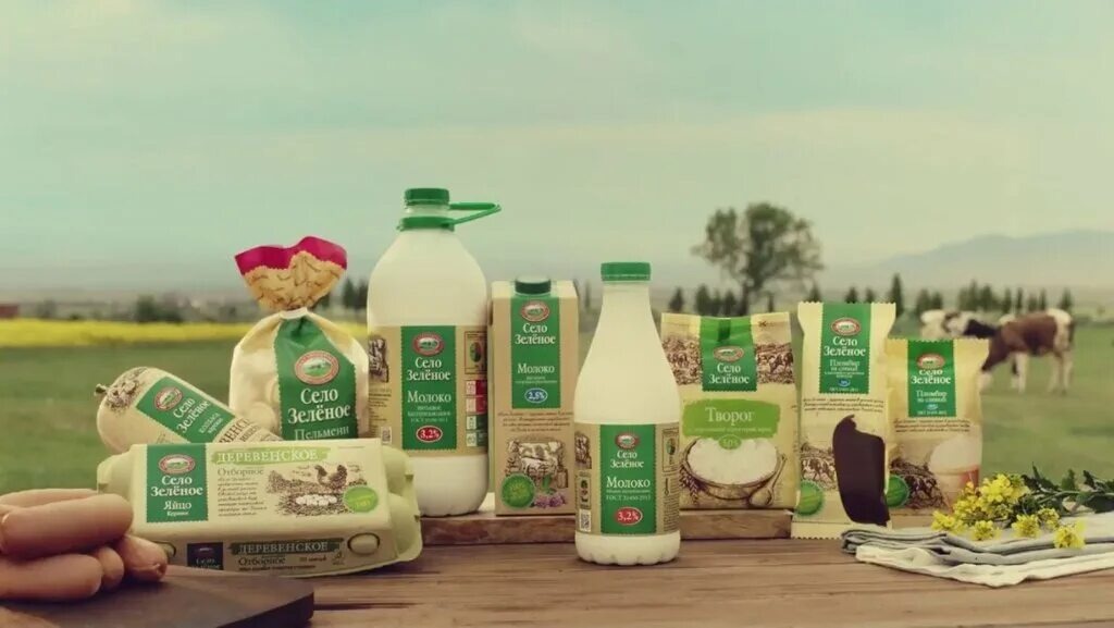 Большая линейка продукции компании, которую можно найти на прилавке любого продуктового 