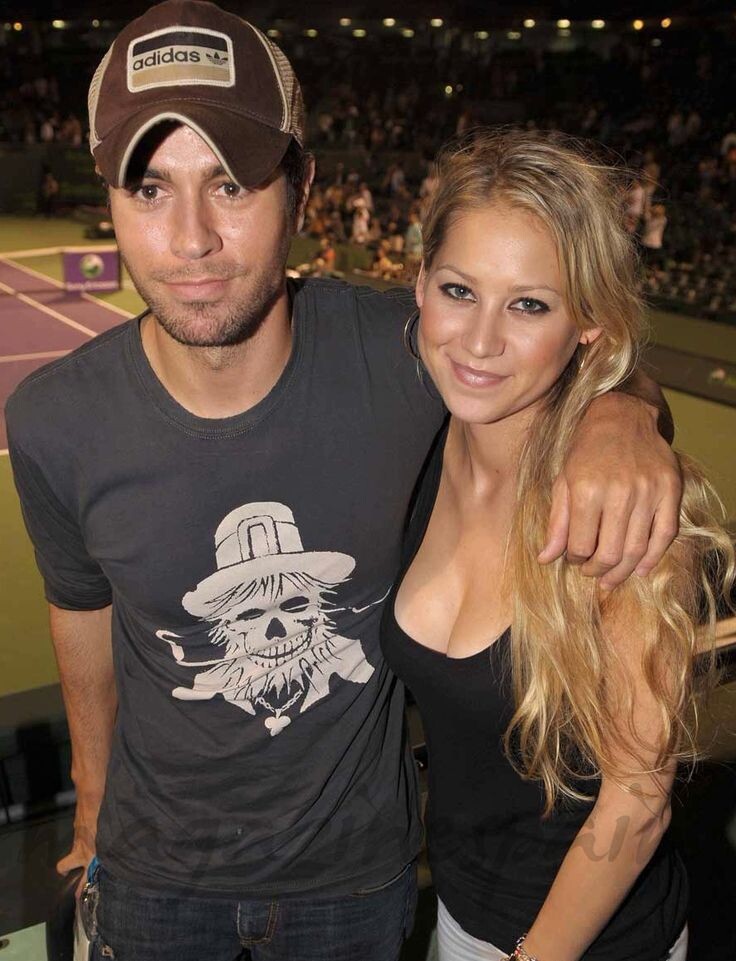 Анна Курникова и Энрике Иглесиас  / фото из открытых источников