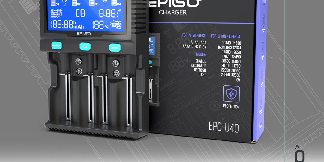 Универсальное зарядное устройство EPILSO EPC-U40: Контроль и обслуживание аккумуляторов