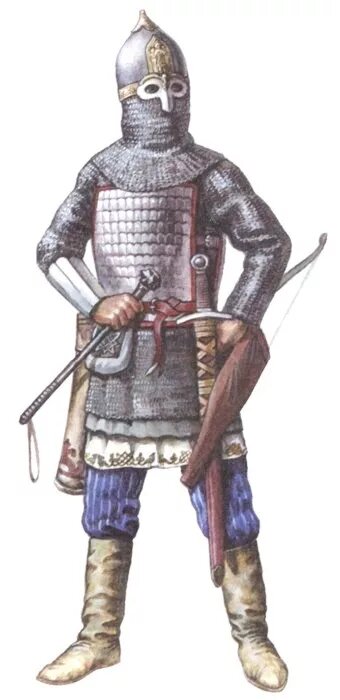 Рязанский дружинник XIII века.