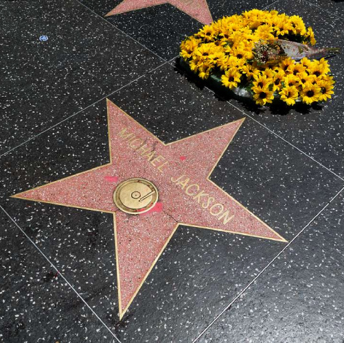    Звезда Майкла Джексона на Аллее славы / picryl.com
