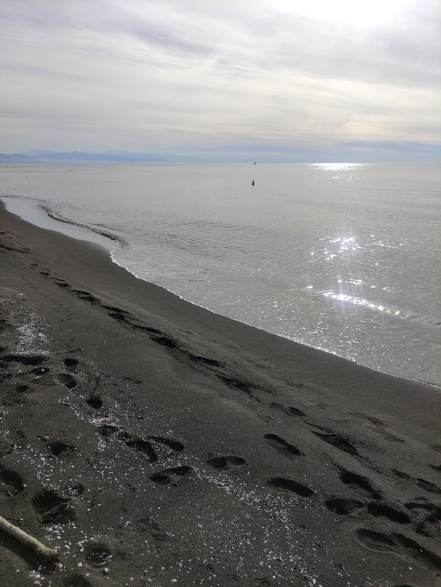 Пляж в Уреки.