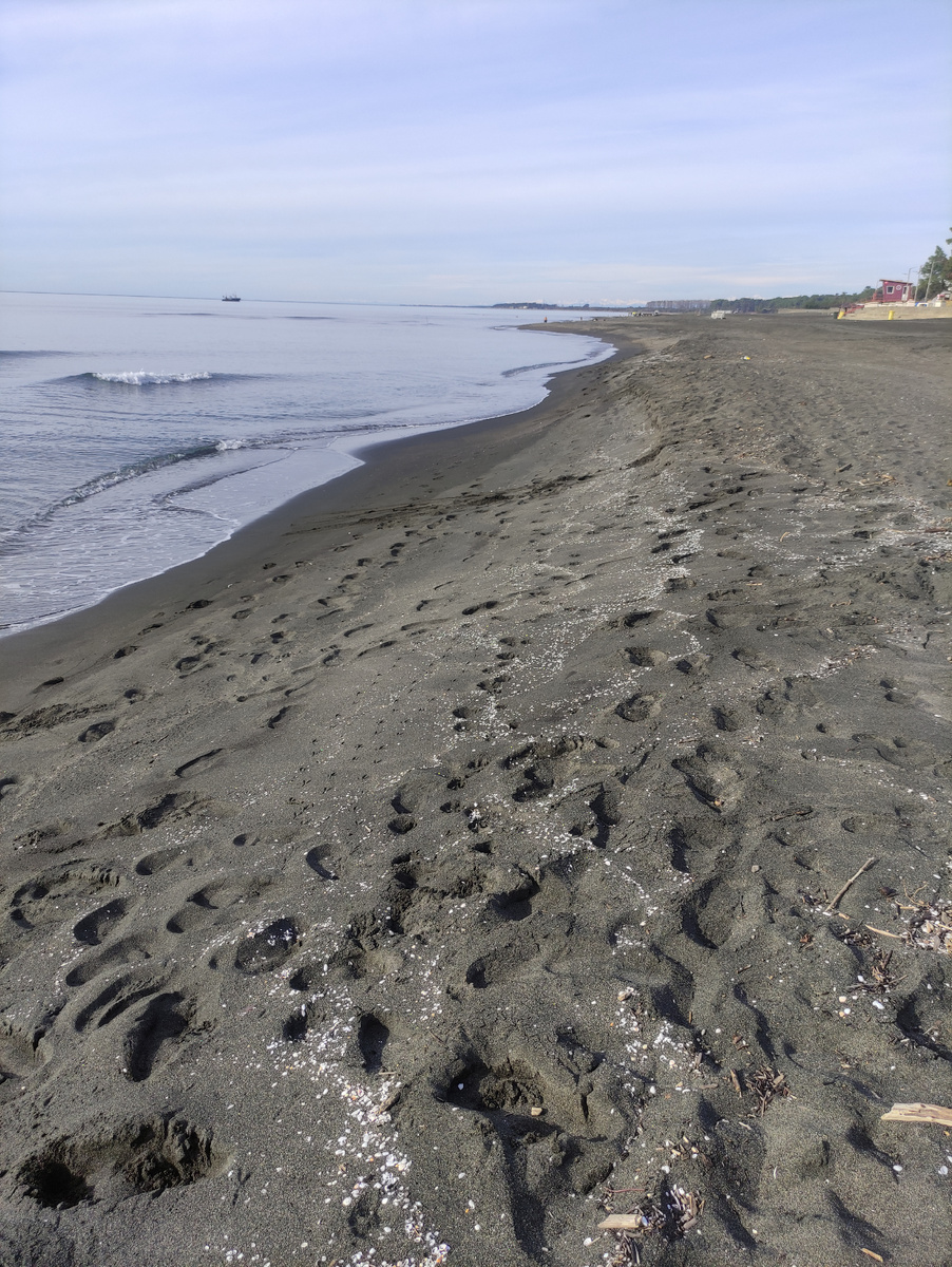 Пляж в Уреки.