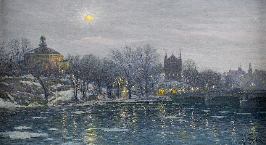 Швеция на картине Эрика Виктора Труггелина