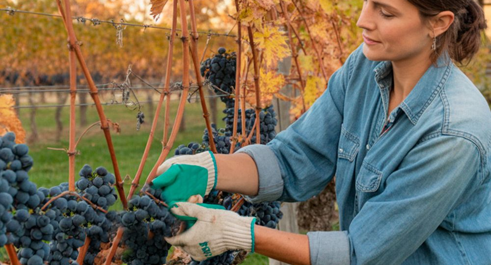 Обработка винограда перед укрытием на зиму