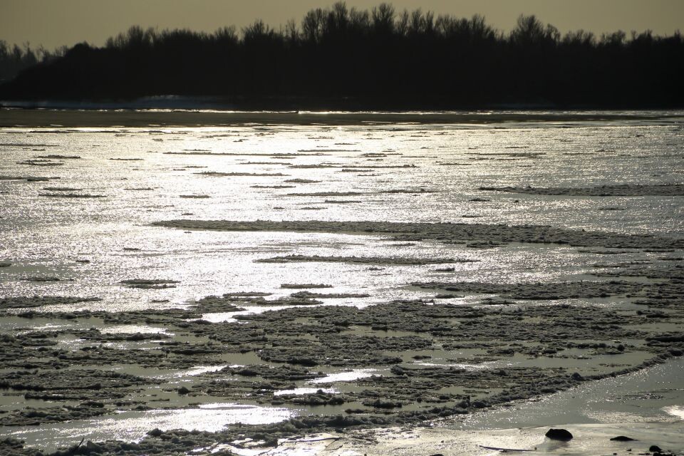    Шуга на Оби в Барнауле. Источник: Виталий Барабаш / Толк