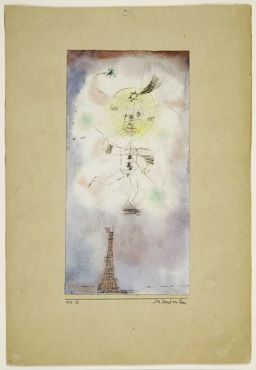 Пауль Клее. Комета над Парижем. 1918. 