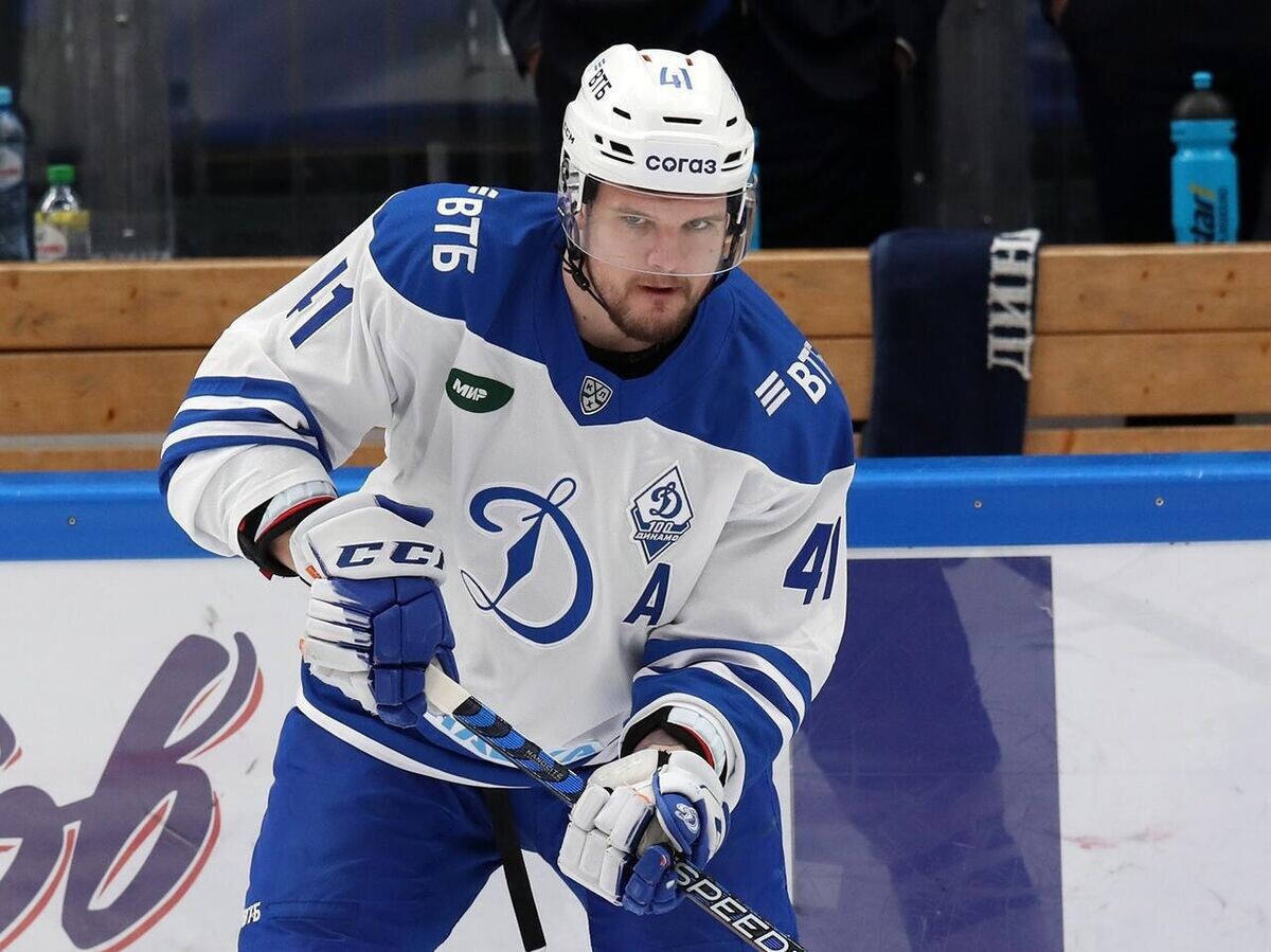    Защитник ХК "Динамо" Кирилл Готовец© Фото : Пресс-служба ХК "Динамо"