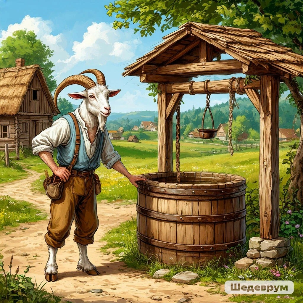 утро у колодца первая искра