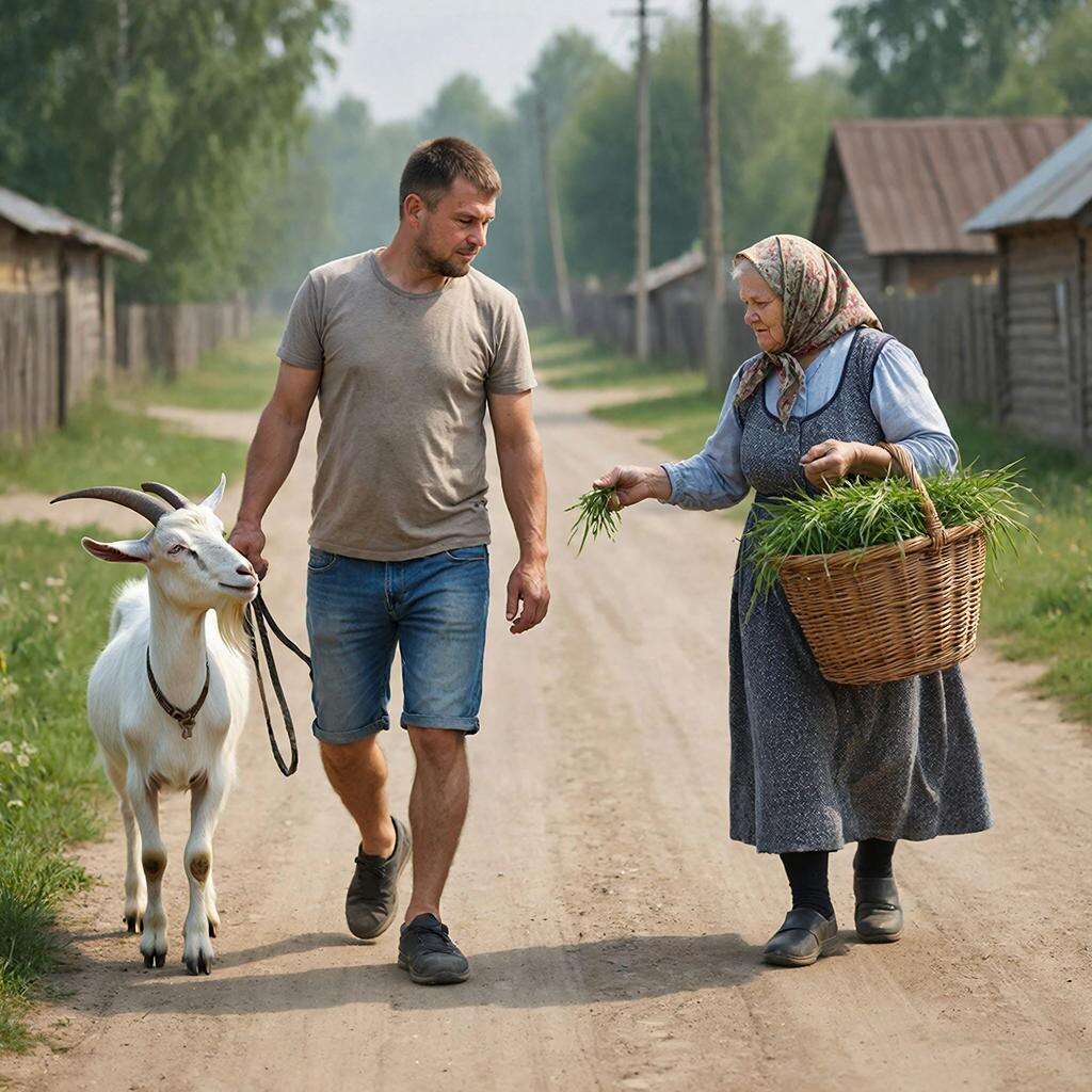  В деревне жизнь кипит, отдыхать некогда.